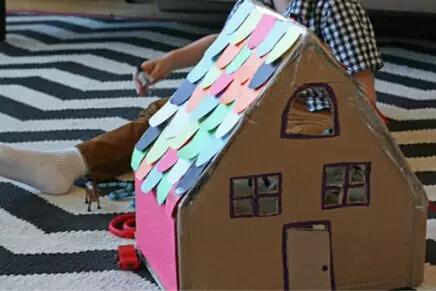 废旧纸箱改造的创意手工,废旧塑料纸箱改造创意小盒子