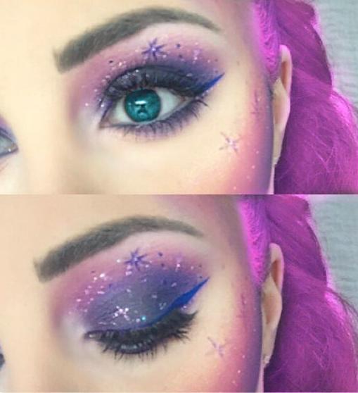 二次元的精灵系妆容 (二次元可爱穿越感妆容)