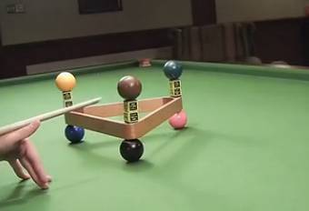 中式黑八台球新手用什么球杆,中式台球球杆选择