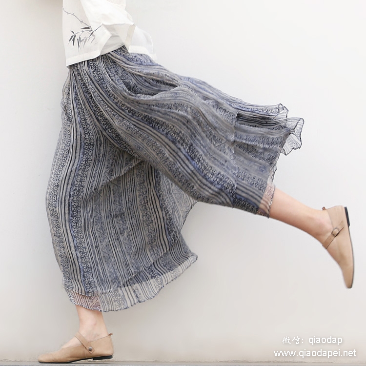 宽松阔腿裤慵懒风推荐,百搭棉麻阔腿裤工装风