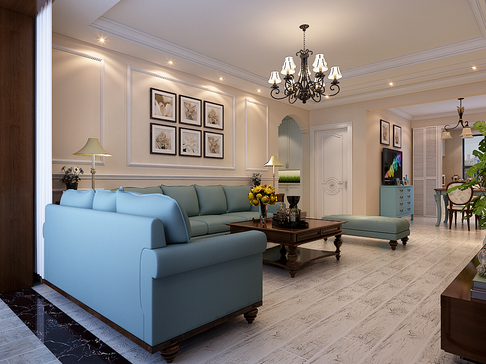 风格设计灵感案例作品,设计大师美式风格作品