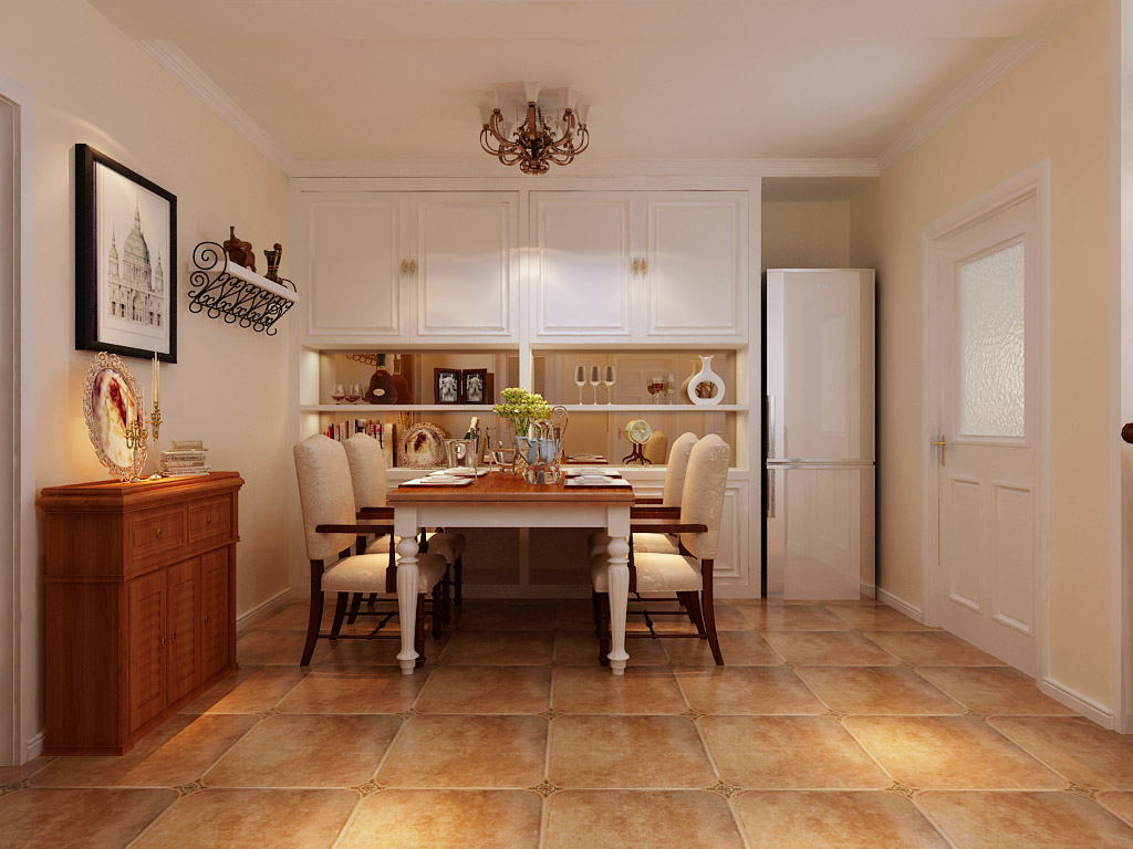 新婚夫妻7万装修柏悦星城117平美式两居温馨靓家