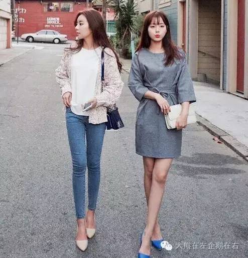 跟韩国小姐姐学穿搭,跟韩国美女学穿搭