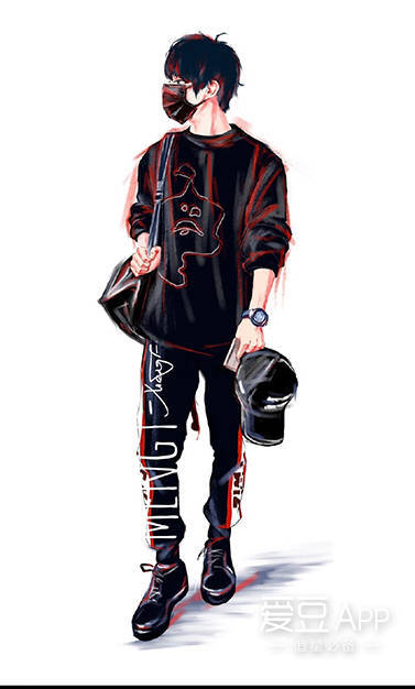 tfboys十年之约易烊千玺黑色衣服,tfboys十周年演唱会易烊千玺穿搭