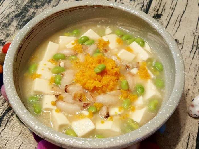 蟹黄豆腐煲,蟹黄嫩豆腐超好吃