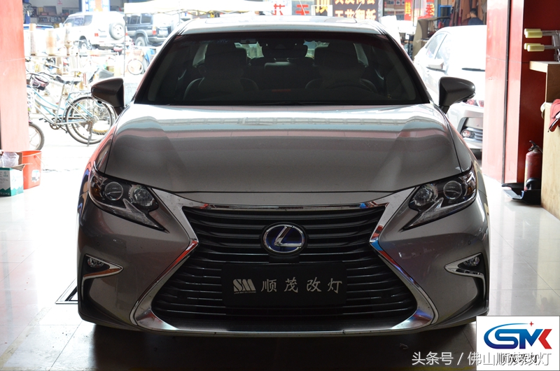 雷克萨斯es低配换led灯,汽车led灯太亮总是被误以为远光灯