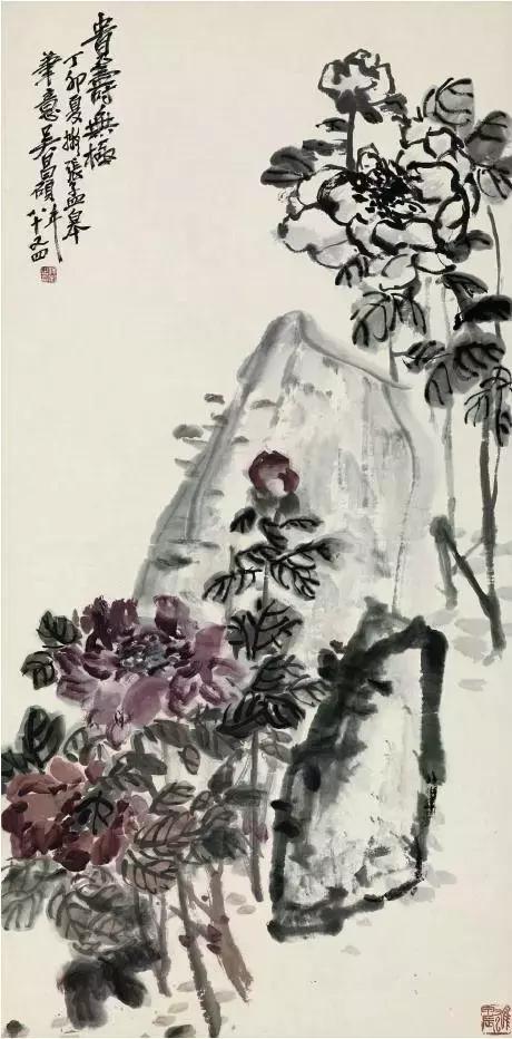 吴昌硕的作品哪个好,吴昌硕牡丹作品图片
