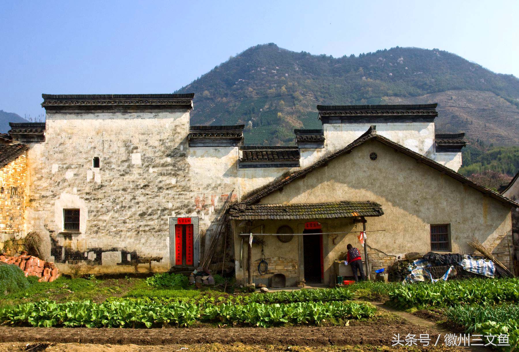 大江大河泾县黄田,泾县黄田洋船屋雪景