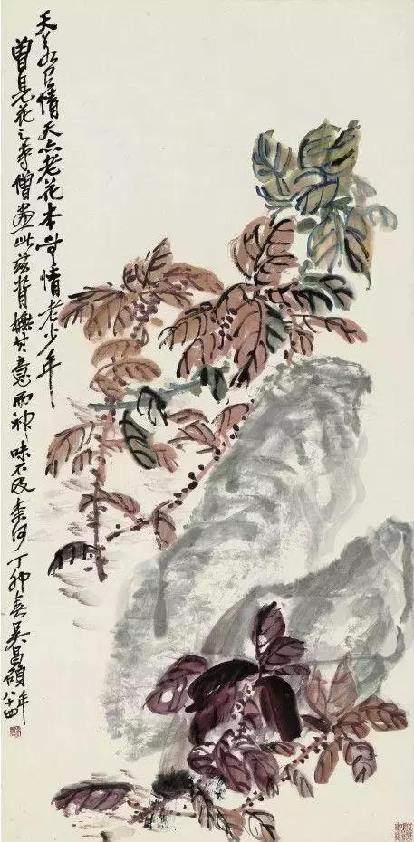 吴昌硕的作品哪个好,吴昌硕牡丹作品图片