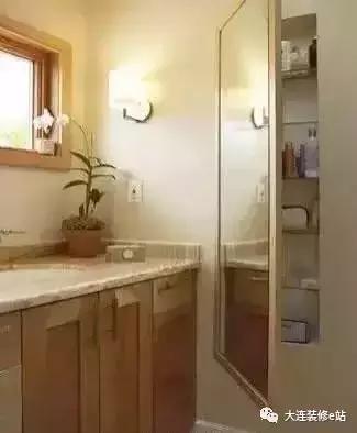 大连装修-N款流行镜柜：镜柜是个好东西，是镜子也可收纳