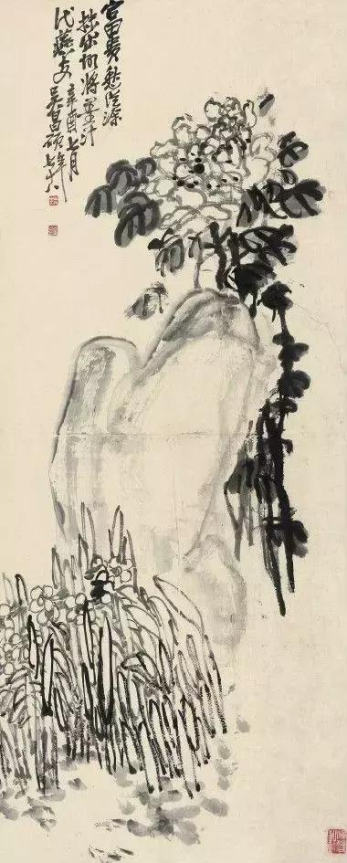 吴昌硕的作品哪个好,吴昌硕牡丹作品图片