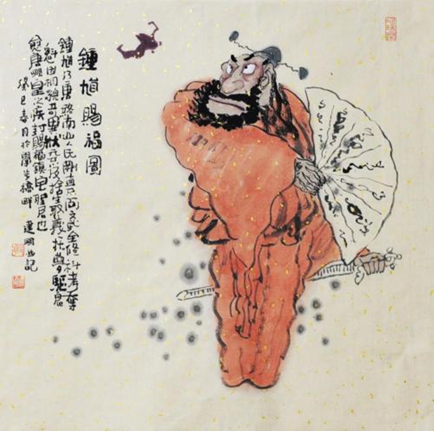 这个人奇丑无比,但在民间却威望极高,都说:将其放在门口能辟邪