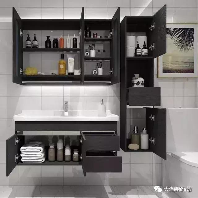 大连装修-N款流行镜柜：镜柜是个好东西，是镜子也可收纳