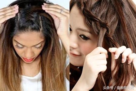 鱼骨刘海辫教程慢动作,韩系鱼骨辫教程