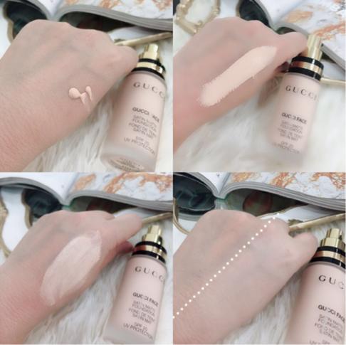 gucci24小时持妆哑光粉底液,值得买的粉底刷