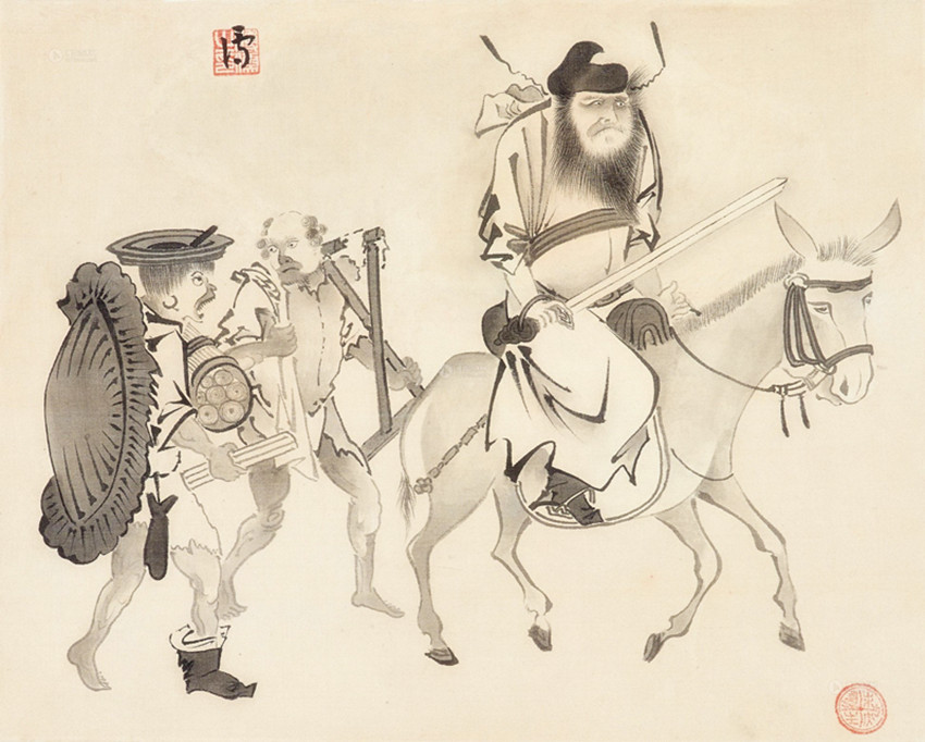 这个人奇丑无比,但在民间却威望极高,都说:将其放在门口能辟邪