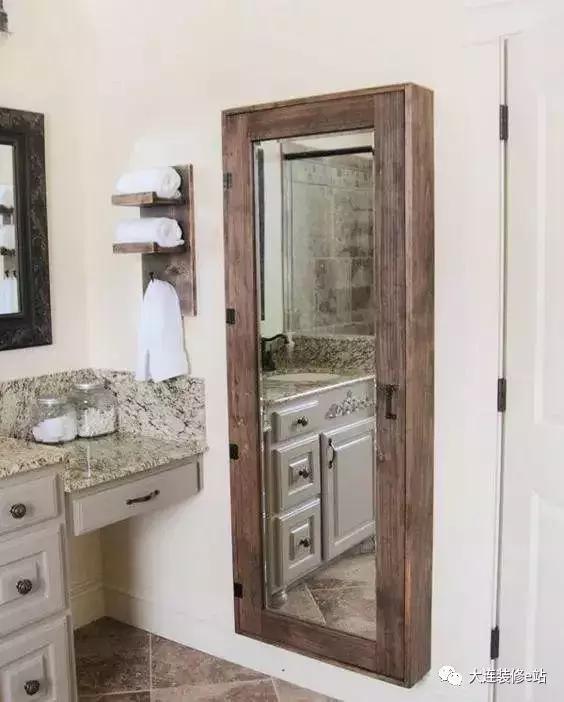 大连装修-N款流行镜柜：镜柜是个好东西，是镜子也可收纳