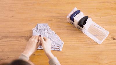 家庭收纳整理妙招衣服叠法,整理收纳师如何叠秋衣秋裤