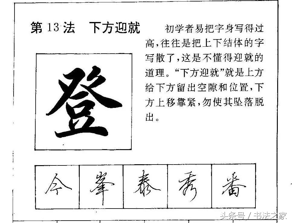 行书入门及技巧字帖,行书入门必练100个字帖