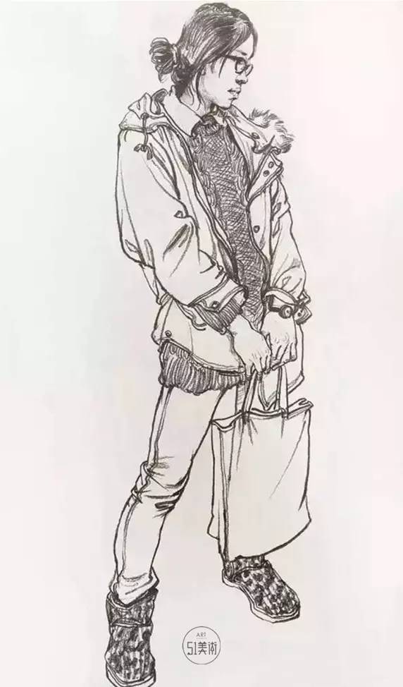 速写装饰线运用,画速写的线条怎样生动