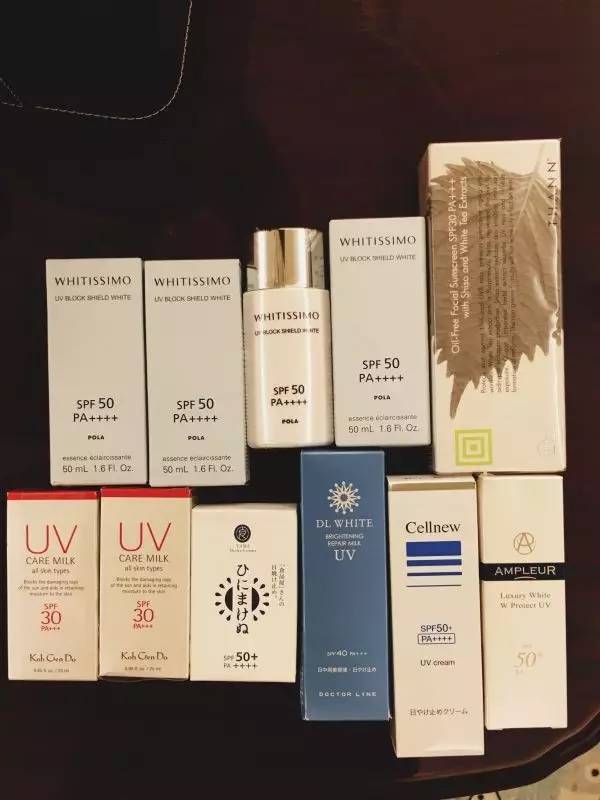 面部日常防晒推荐,夏日防晒全套