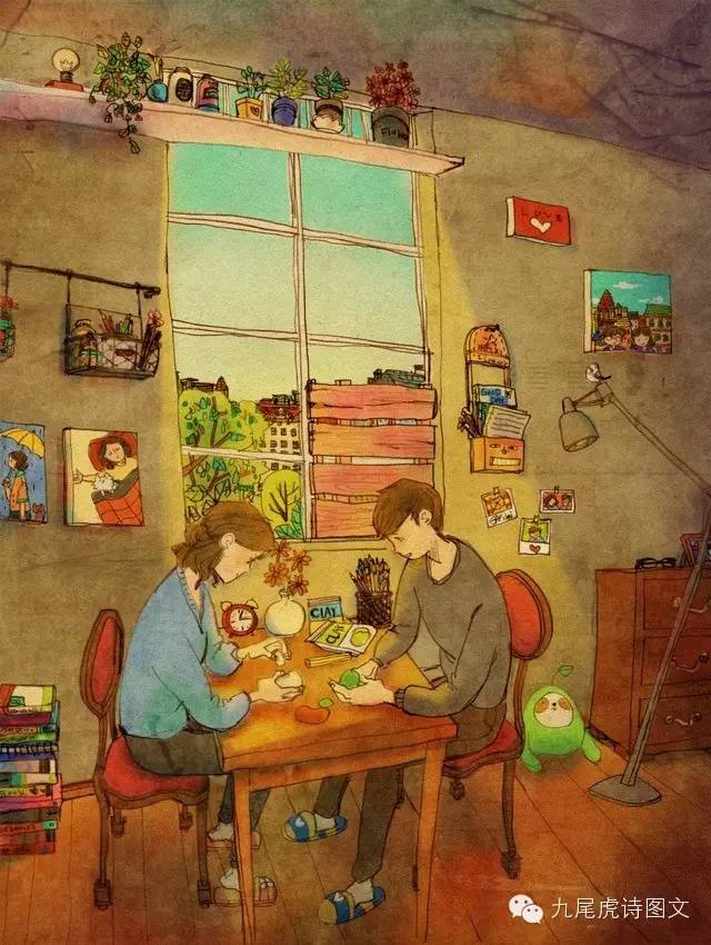 loveis韩国插画师,loveis爱小时光插画