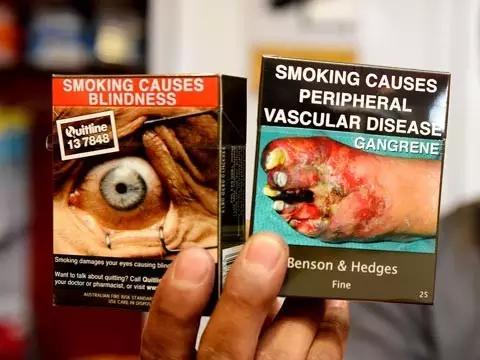 国外烟盒警示图片,看了这些你还想吸烟吗?