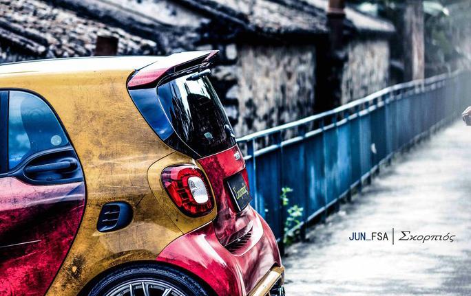 smartfortwo改装避震效果,smartfortwo2013款改装前脸