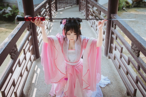 花千骨cos小花千骨,花千骨cosplay小骨