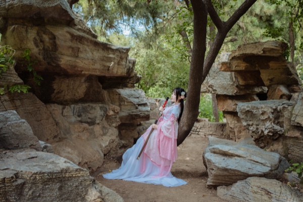 花千骨cos小花千骨,花千骨cosplay小骨