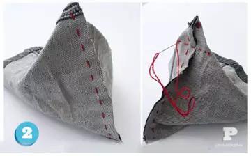 用旧牛仔裤做好看的挂墙收纳袋,旧牛仔裤改造车载收纳袋