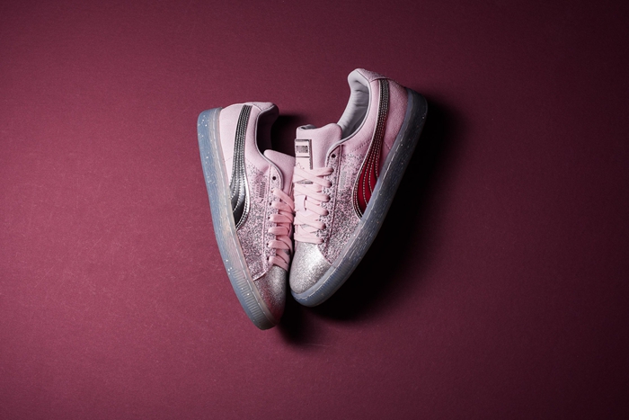 puma粉色和紫色运动套装,2018puma秋冬女子系列产品发布