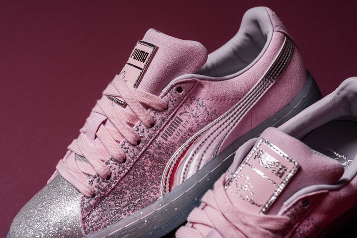 puma粉色和紫色运动套装,2018puma秋冬女子系列产品发布