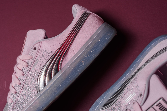 puma粉色和紫色运动套装,2018puma秋冬女子系列产品发布