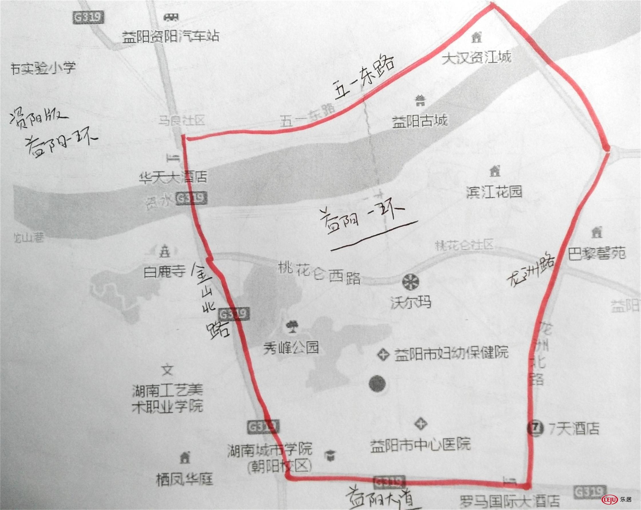 益阳一环线图片,益阳环线规划图