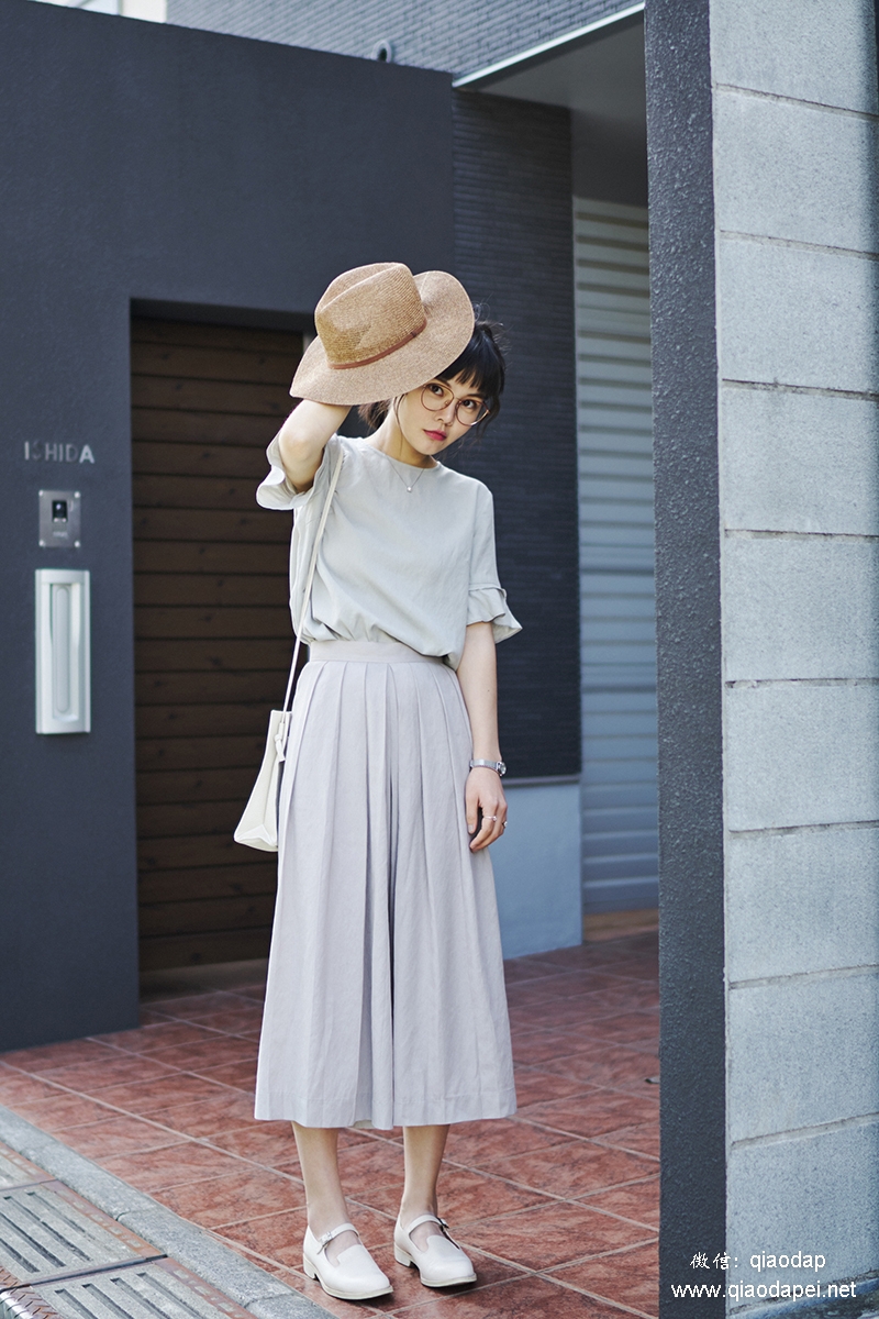 宽松阔腿裤慵懒风推荐,百搭棉麻阔腿裤工装风