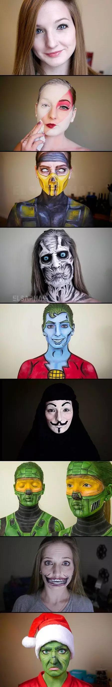 化妆真是神奇的艺术,化妆有多神奇的视频