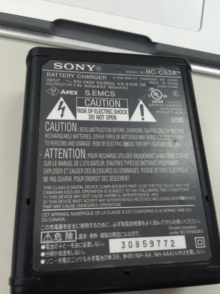 sonycs2a镍氢充电器,拆解sony充电器