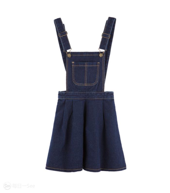 显年轻的背带裙推荐,可爱减龄背带裙