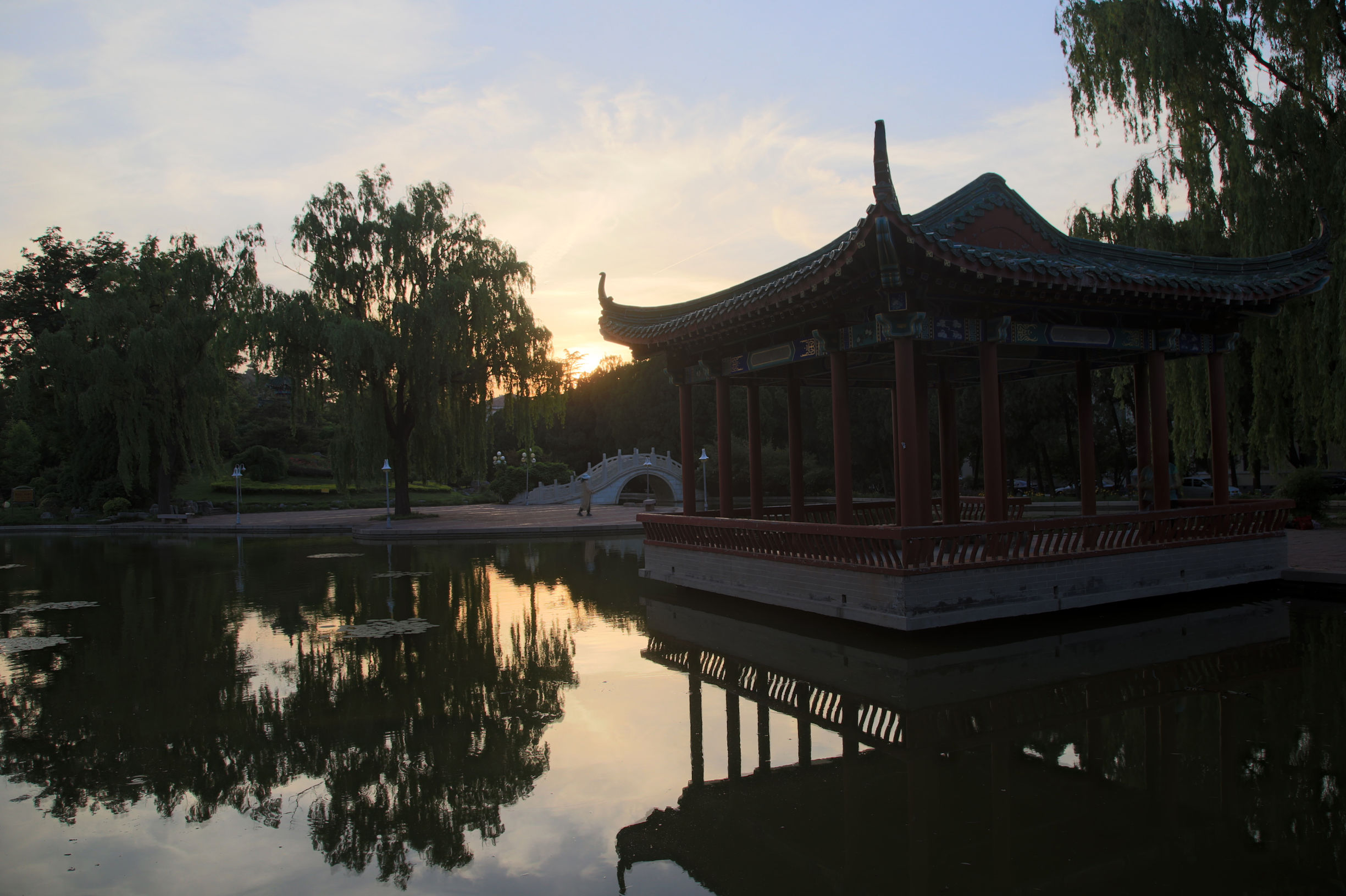 南郊宾馆的风景,南郊宾馆夜景