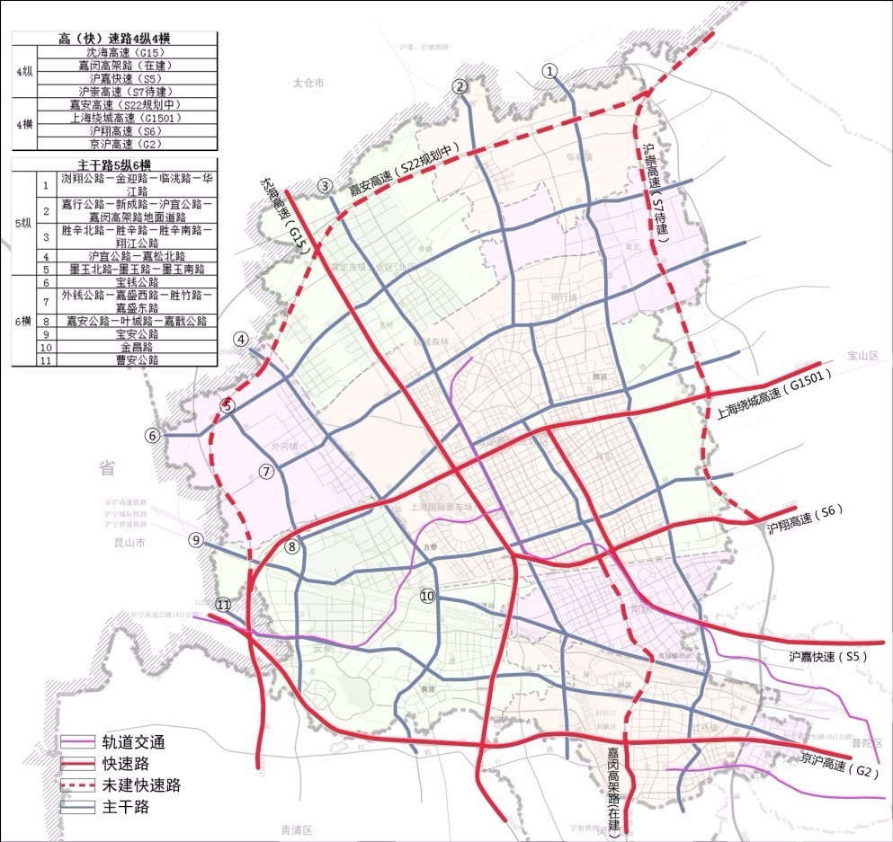 嘉定未来5年震撼规划图超清,嘉定未来5年道路规划