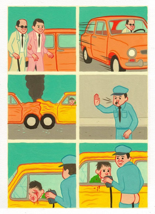 名星探福利:《重口味系列漫画》第12发JJ长在脸上的男人。