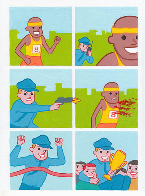 名星探福利:《重口味系列漫画》第12发JJ长在脸上的男人。