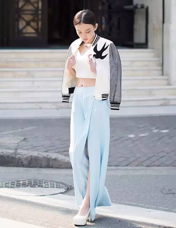 阔腿裤裙裤夏季搭配,时尚阔腿裤裙裤搭配