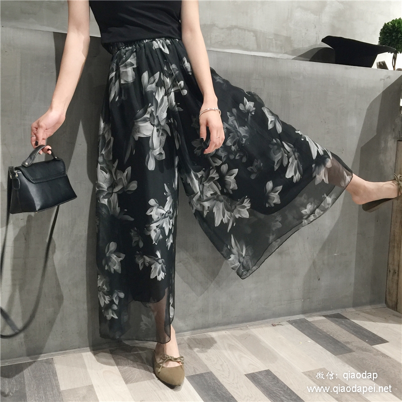 宽松阔腿裤慵懒风推荐,百搭棉麻阔腿裤工装风