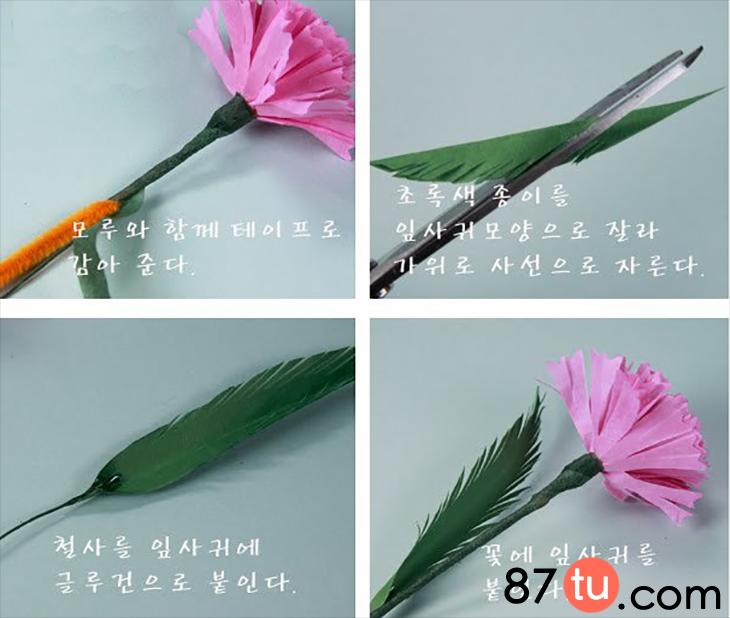 教师节手工制作大全创意康乃馨,教师节礼物手工制作康乃馨简单