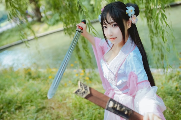 花千骨cos小花千骨,花千骨cosplay小骨