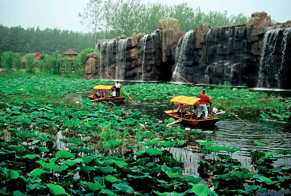 滕州微山湖红荷湿地游览攻略,自驾游山东滕州微山湖红荷湿地