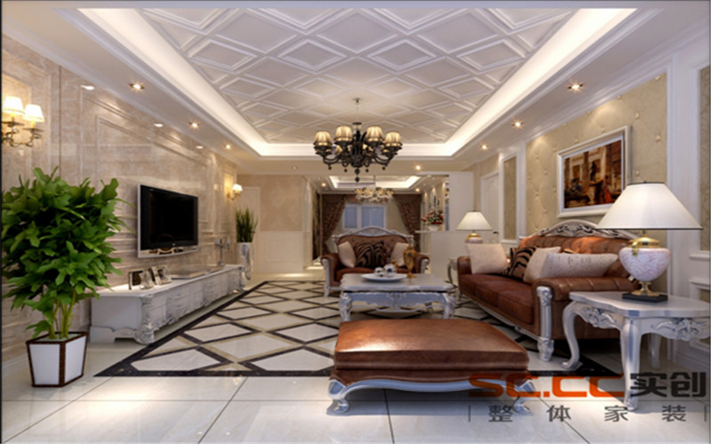 40-50平方复式楼欧式精美装修,百瑞景样板间