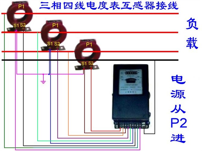 低压电工电表接线正确接法图解,实操电工电表接线图